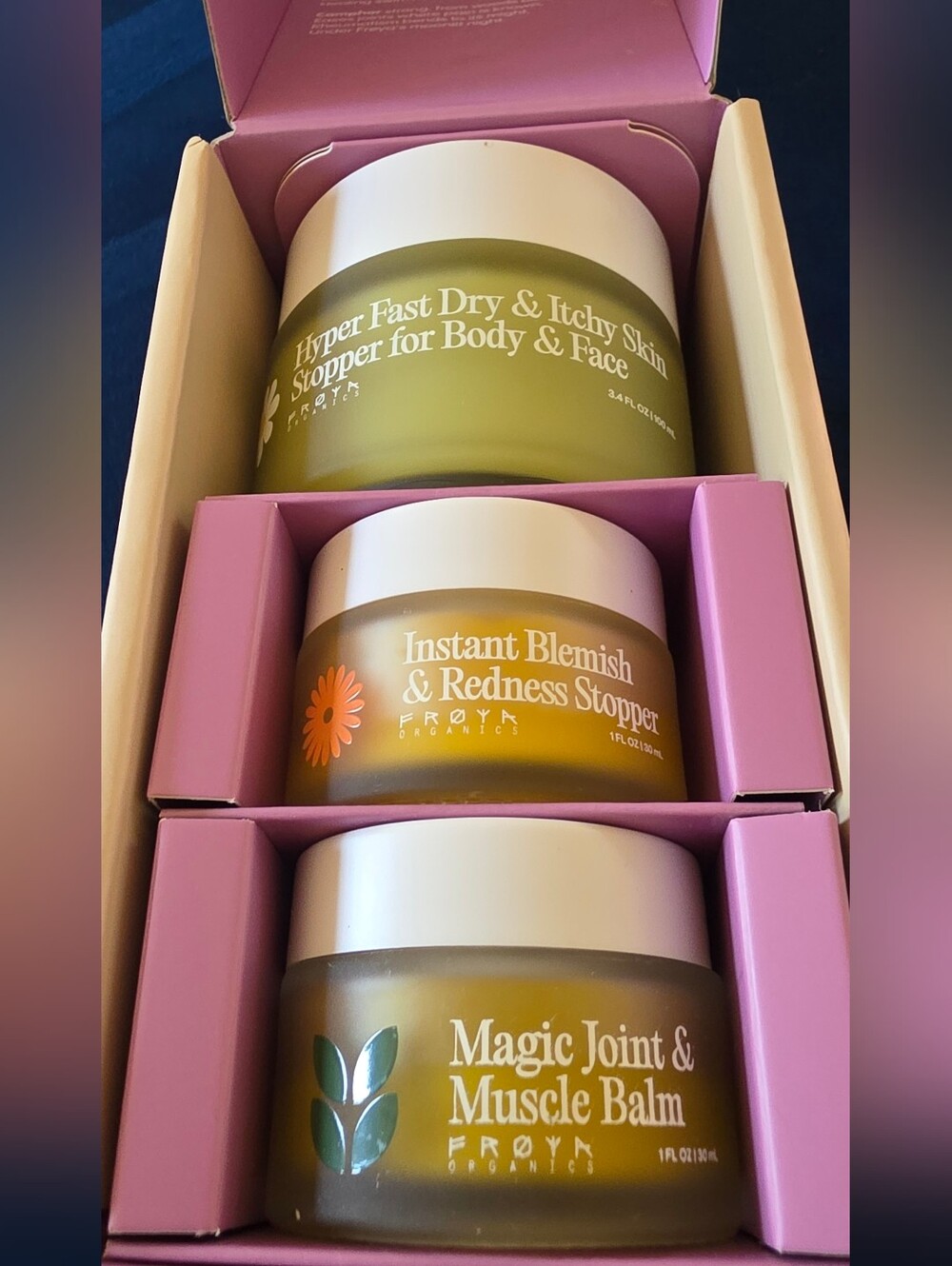 BRAND NEW Frøya Organics The Complete Natural Pharmacy for Face & Body Set